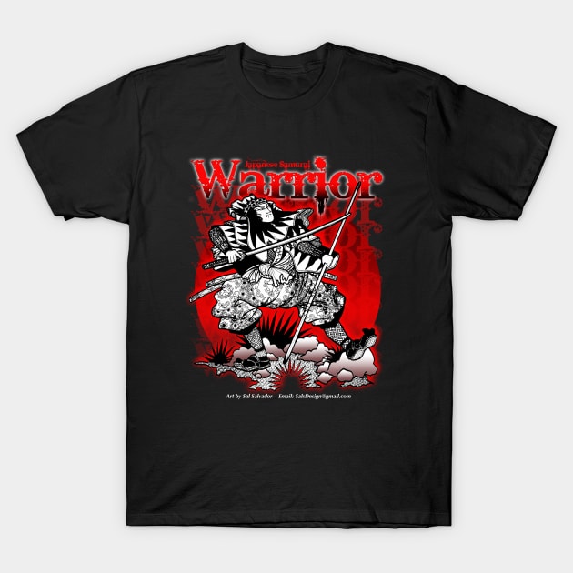 Japanese Samurai Warrior T-Shirt by MyTeeGraphics